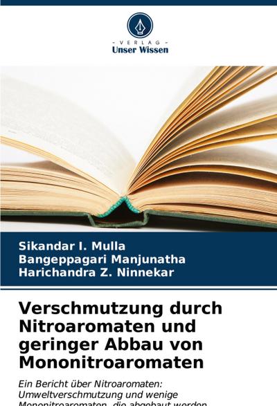 Verschmutzung durch Nitroaromaten und geringer Abbau von Mononitroaromaten