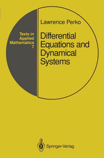 Differential Equations and Dynamical Systems