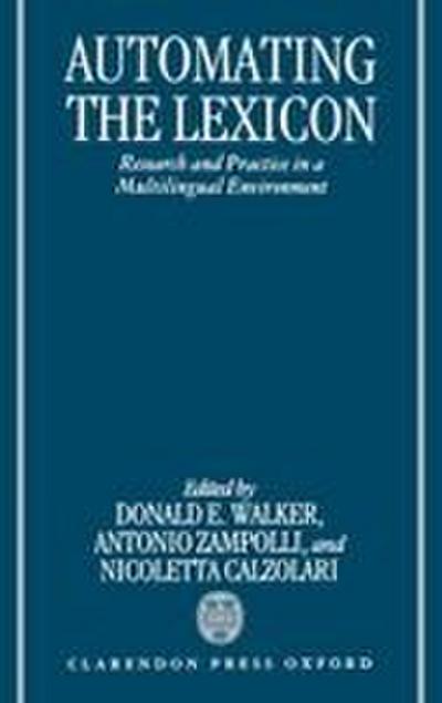 Automating the Lexicon