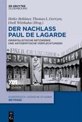 Der Nachlass Paul de Lagarde