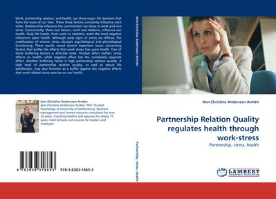 Partnership Relation Quality regulates health through work-stress
