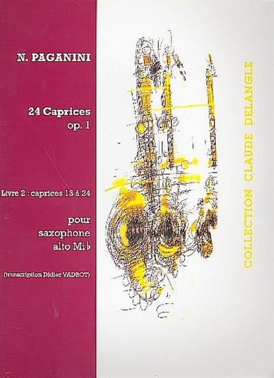 24 caprices op.1 vol.2 pourviolon pour alto saxophone