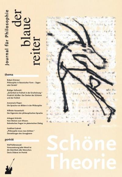 Der Blaue Reiter. Journal für Philosophie Der Blaue Reiter. Journal für Philosophie / Schöne Theorie