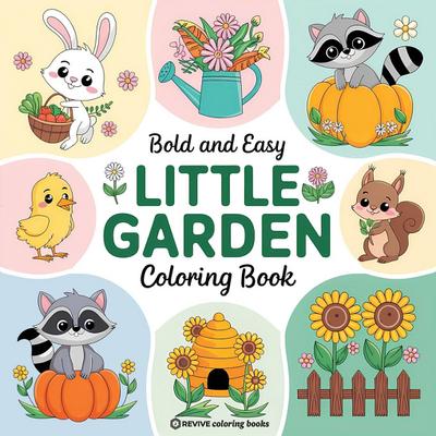 Bold & Easy Little Garden Coloring Book