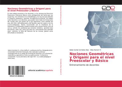 Nociones Geométricas y Origami para el nivel Preescolar y Básico