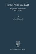 Kirche, Politik und Recht