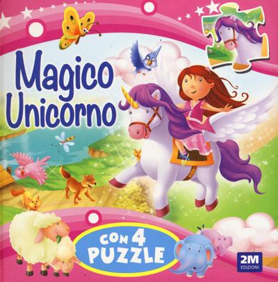Magico unicorno. Libro puzzle