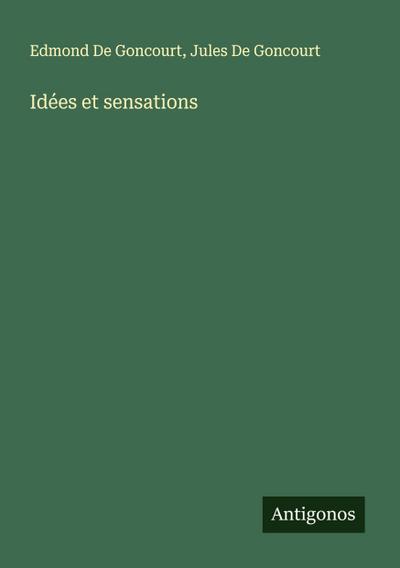Idées et sensations