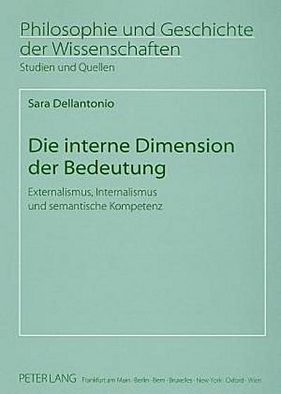 Die interne Dimension der Bedeutung