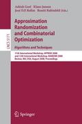 Approximation, Randomization and Combinatorial Optimization.Algorithms and Techniques