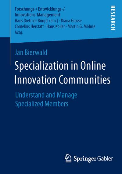 Specialization in Online Innovation Communities