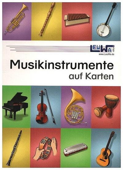 Musikinstrumente auf Karten