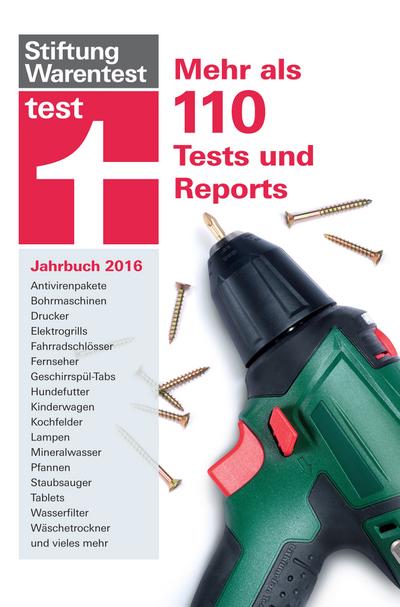 test Jahrbuch 2016: Mehr als 110 Tests und Reports