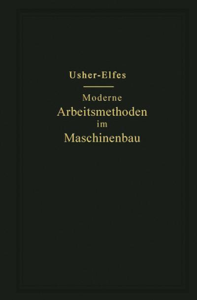 Moderne Arbeitsmethoden im Maschinenbau