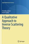A Qualitative Approach to Inverse Scattering Theor