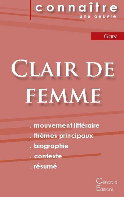 Fiche de lecture Clair de femme de Romain Gary