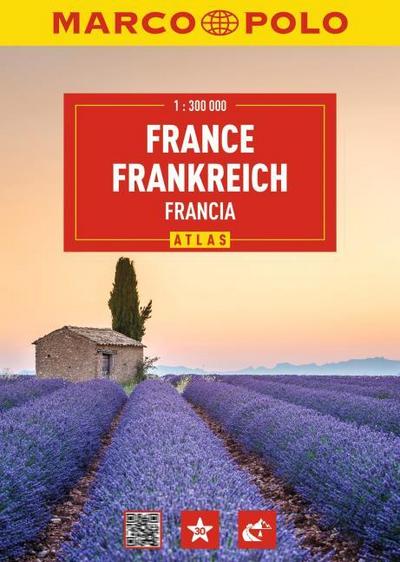 MARCO POLO Reiseatlas Frankreich 1:300.000