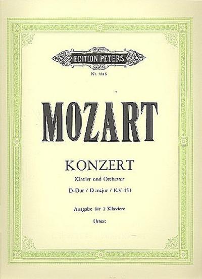Konzert D-Dur KV 451
