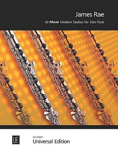 42 More Modern Studies for Solo Flute für Flöte