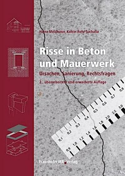 Risse in Beton und Mauerwerk.