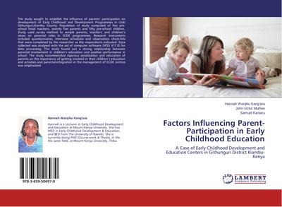 Factors Influencing Parent-Participation in Early Childhood Education