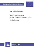 Exportdiversifizierung durch Ausfuhrbeschränkungen für Rohstoffe