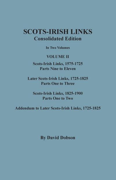 Scots-Irish Links, 1525-1825