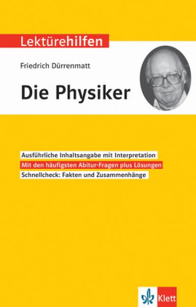 Lektürehilfen Friedrich Dürrenmatt, "Die Physiker"