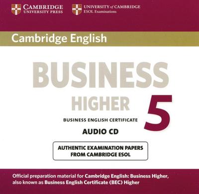 Cambridge English Business Higher 5 Audio-CD