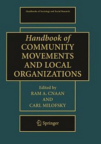 Handbook of Community Movements and Local Organizations