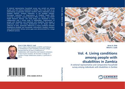 Vol. 4. Living conditions among people with disabilities in Zambia