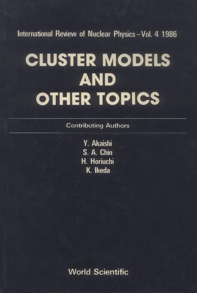 CLUSTER MODELS & OTHER TOPICS       (V4)