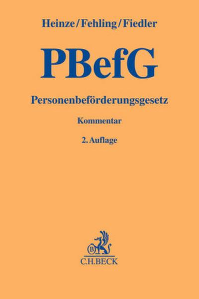 Personenbeförderungsgesetz. PBefG