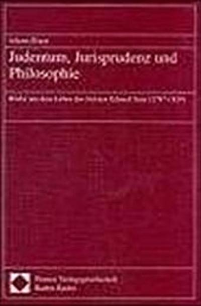 Judentum, Jurisprudenz und Philosophie