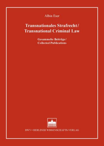 Transnationales Strafrecht. Transnational Criminal Law