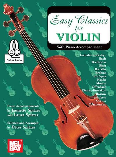 Easy Classics for Violin - With Piano Accompaniment