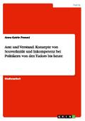 Amt und Verstand. Konzepte von Souveränität und Inkompetenz bei Politikern von den Tudors bis heute