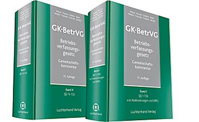 Betriebsverfassungsgesetz, Gemeinschaftskommentar (GK-BetrVG), 2 Bde.