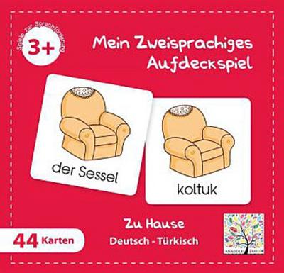 Mein Zweisprachiges Aufdeckspiel, Zu Hause, Türkisch (Kinderspiel)