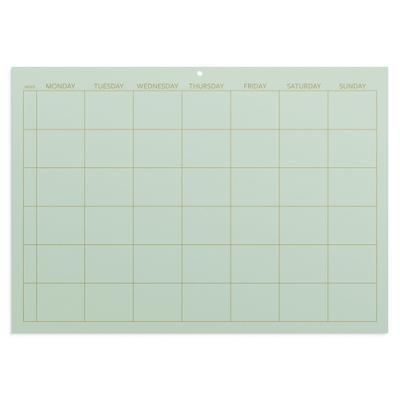 Burde Monthly Planner Color