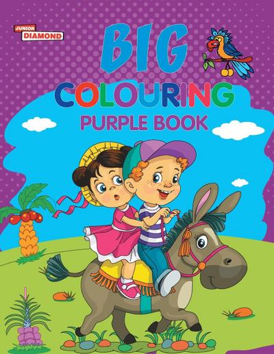 Big Colouring Purple Book for 5 to 9 years Old Kids| Fun Activity and Colouring Book for Children