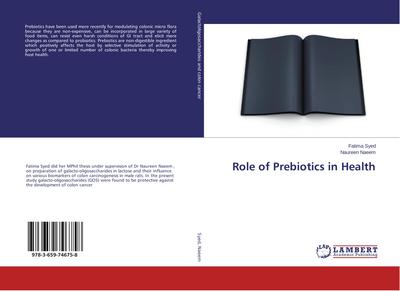 Role of Prebiotics in Health