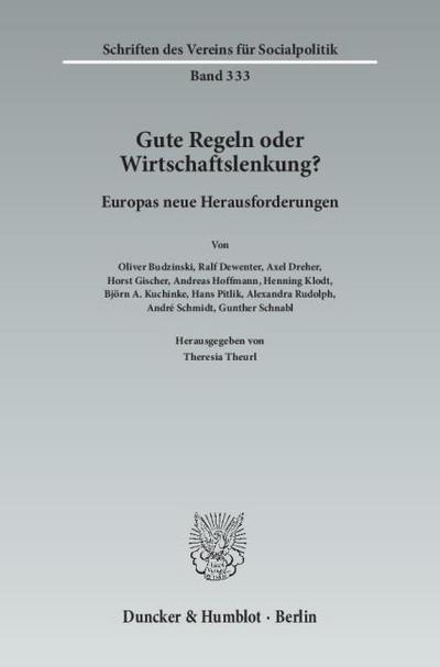 Gute Regeln oder Wirtschaftslenkung?