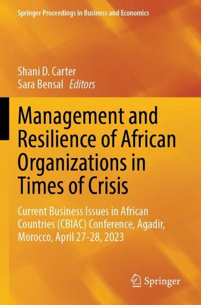 Management and Resilience of African Organizations in Times of Crisis