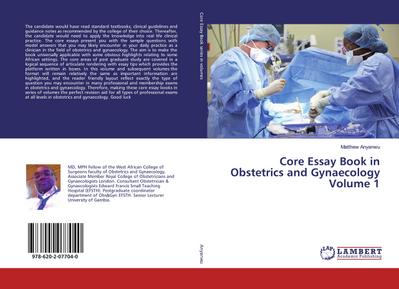 Core Essay Book in Obstetrics and Gynaecology Volume 1