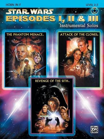 Star Wars: Episodes I, II & III, w. Audio-CD, for Horn in F