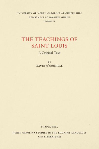 The Teachings of Saint Louis