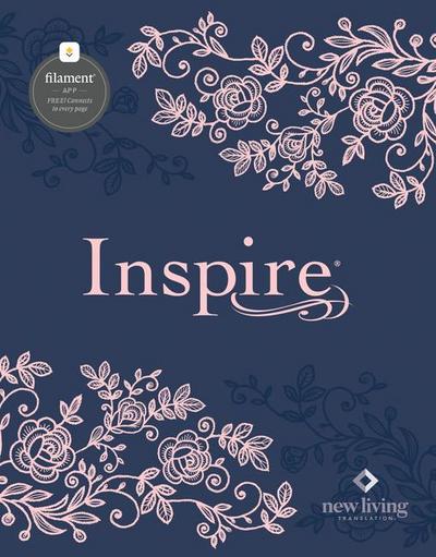 Inspire Bible Nlt, Filament Enabled (Hardcover Leatherlike, Navy)