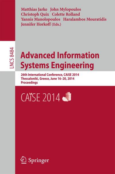 Advanced Information Systems Engineering