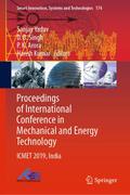 Proceedings of International Conference in Mechanical and Energy Technology